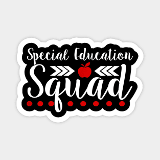 Special Education Squad Teacher Gift Shirt Back To School Magnet