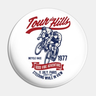 Tour De Hills. For the hipster cycling fanatic and hill climb lover. Pin