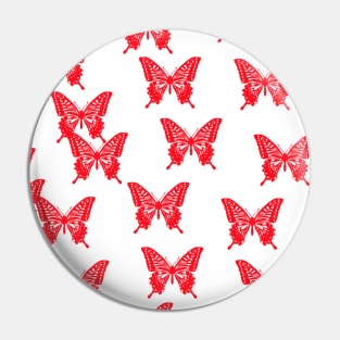 red butterfly abstract pattern design Pin