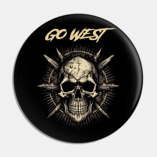 GO WEST MERCH VTG Pin