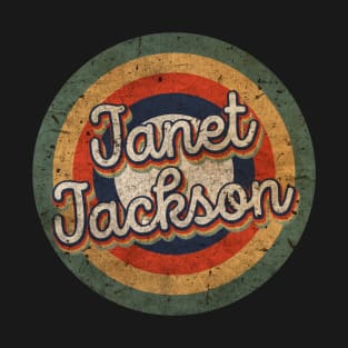 Janet Name Personalized Jackson Vintage Retro 60s 70s Birthday Gift T-Shirt