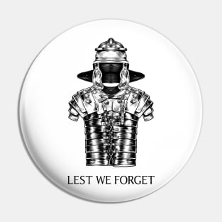 Eternal Remembrance: Lest We Forget the Roman Empire Pin