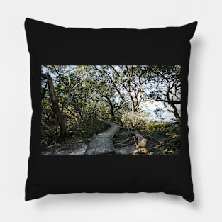 Boardwalk into the mangroves Pillow