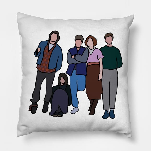 The Breakfast Club 2 Pillow by Ahana Hilenz