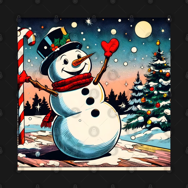 Discover Frosty's Wonderland: Whimsical Christmas Art Featuring Frosty the Snowman for a Joyful Holiday Experience! by insaneLEDP