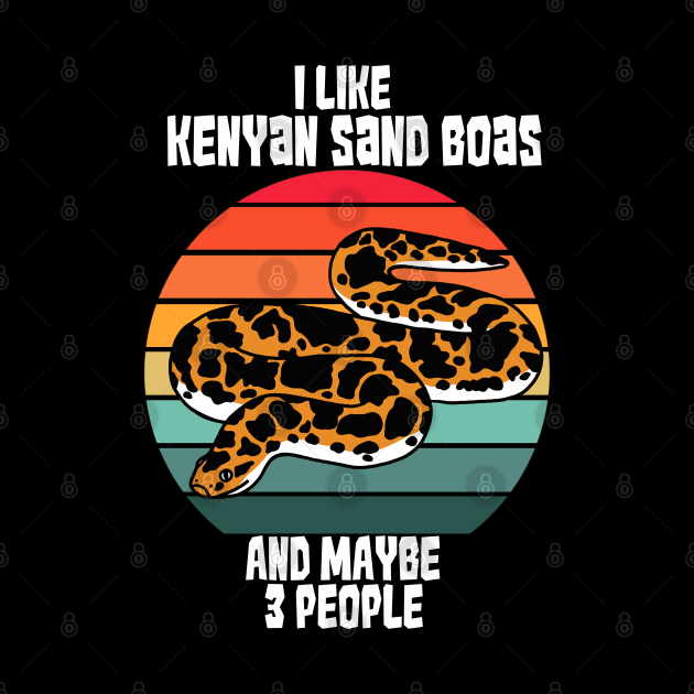 I Like Kenyan Sand Boas...and maybe 3 people by SNK Kreatures