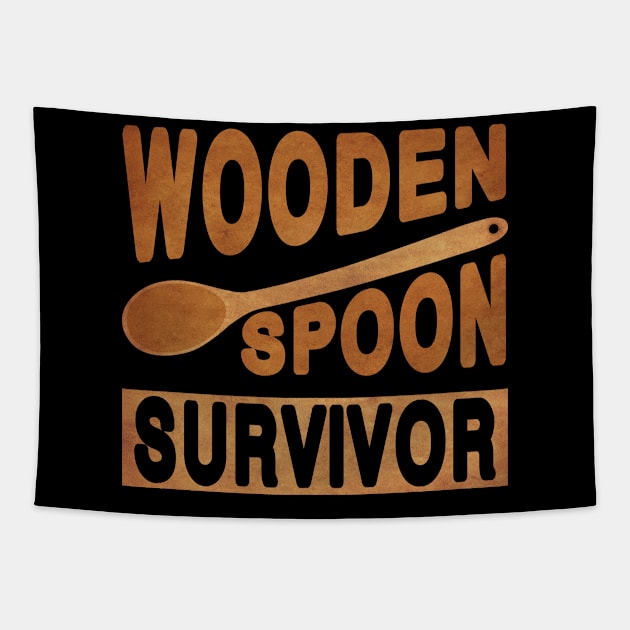 Wooden Spoon Survivor Tapestry by SuperDj