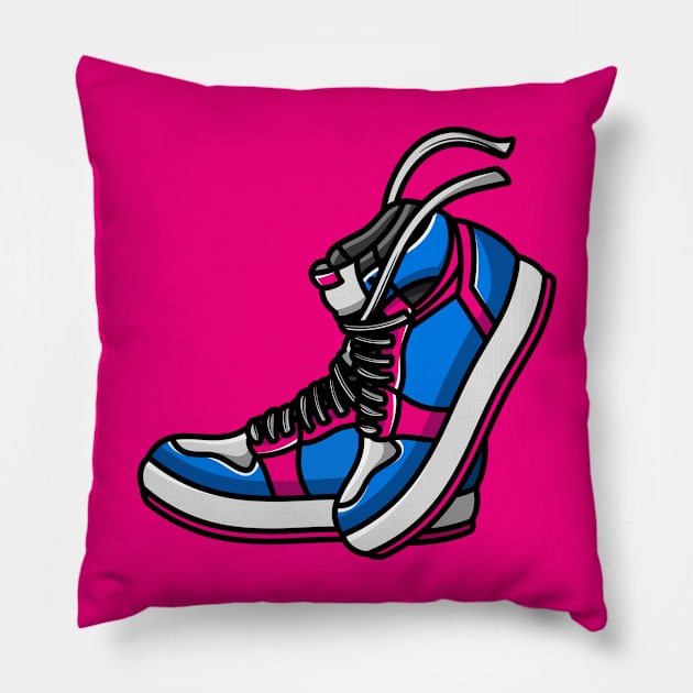 Sneakers V6 Pillow by Banuezartfaiz19