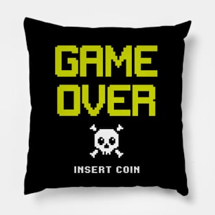 Game Over insert coin Pillow