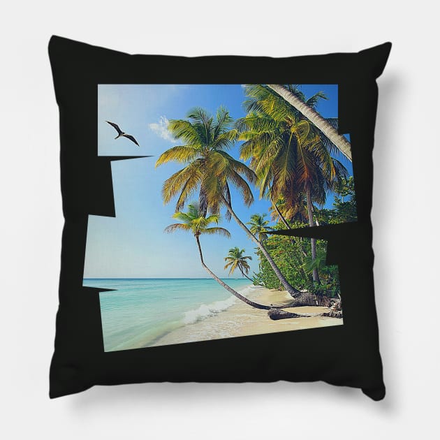 Beautiful landscape Ready for new adventure Wanderlust holidays vacation Pillow by BoogieCreates