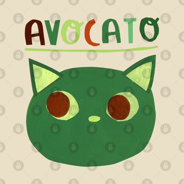 Avocato by Planet Cat Studio