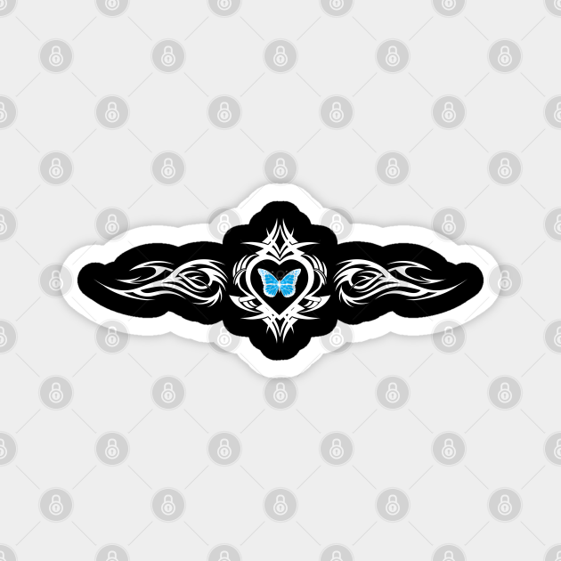 Butterfly Heart Tattoo Blue y2k Grunge Egirl Aesthetic - Dark Grunge Y2k - Magnet | TeePublic Butterfly Heart Tattoo Blue y2k Grunge Egirl Aesthetic - Dark Grunge Y2k - Magnet | TeePublic