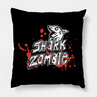 Shark Zombie Pillow