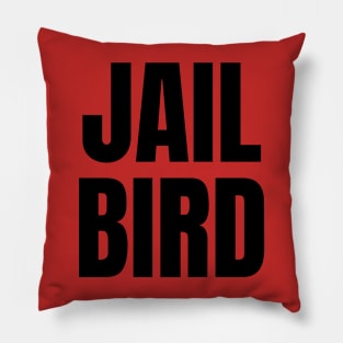 Jail Bird Large Pillow