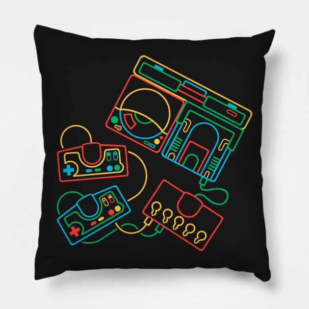 Super Engine CD Pillow by nextodie