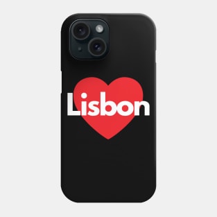 Love Lisbon (Lisboa, with Heart) Phone Case