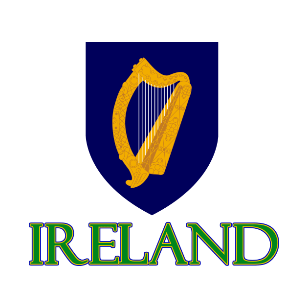 Ireland - Irish Coat of Arms Design by Naves