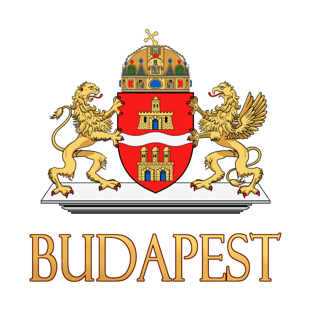 Budapest, Hungary - Coat of Arms Design by Naves