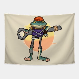 Mechanical frog Tapestry