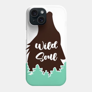 Wild Soul Howling Wolf Forest Phone Case