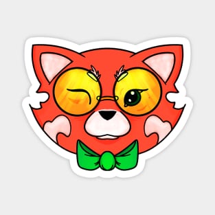 Red Panda Face Magnet