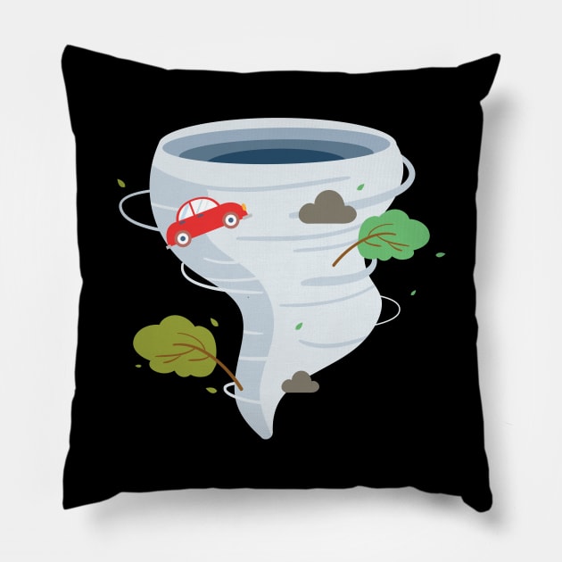 Awesome Tornado Storm Chaser Severe Weather Lover Pillow by theperfectpresents