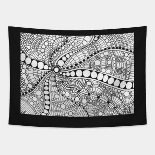 Abstract concentric pattern Tapestry