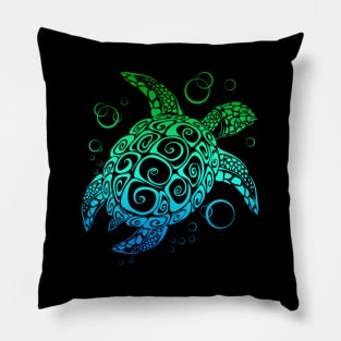 Sea Turtle Hawaiian Honu Pillow