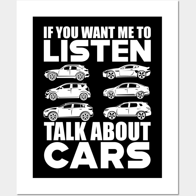 If you want me to listen talk about car car lovers coffee mug - Vista Stars  - Personalized gifts for the loved ones