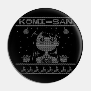 KOMI_SAN Christmas Pattern Pin