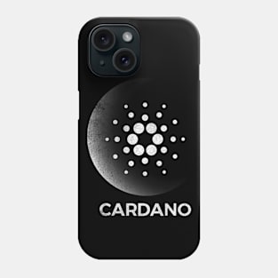 Vintage Cardano ADA Coin To The Moon Crypto Token Cryptocurrency Blockchain Wallet Birthday Gift For Men Women Kids Phone Case