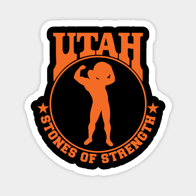 Utah Stones of Strength Magnet by Ruiz Combat Grappling