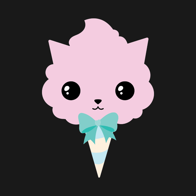 Cotton candy cat by Laura_Nagel