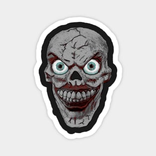 Undead scary zombie joker skull Magnet