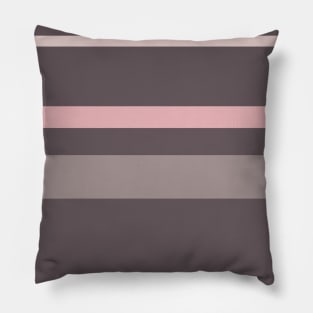 A fabulous compound of Wenge, Spanish Gray, Pale Pink and Pale Chestnut stripes. Pillow