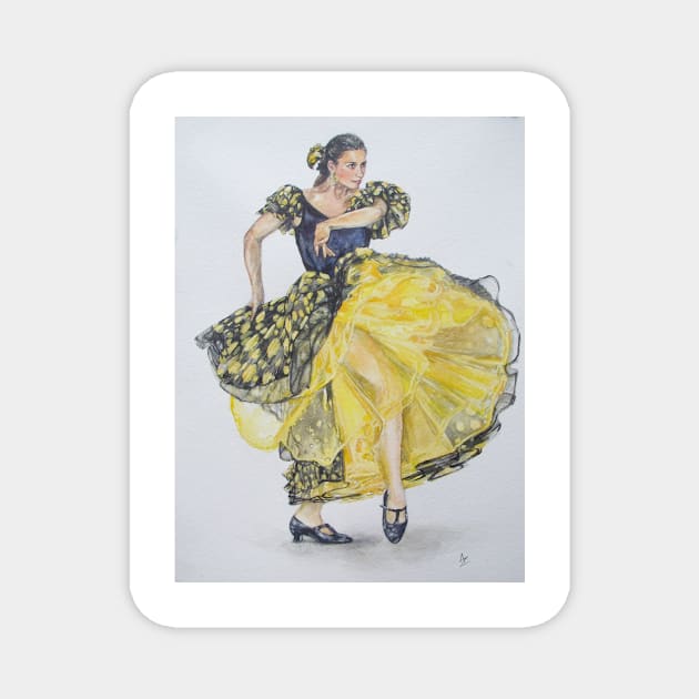 Flamenco - Yellow Magnet by Anthropolog