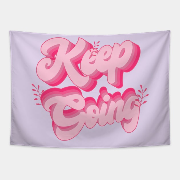 Keep Going Tapestry by Vintage Dream