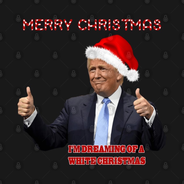 Funny Trump White Christmas by IconicTee