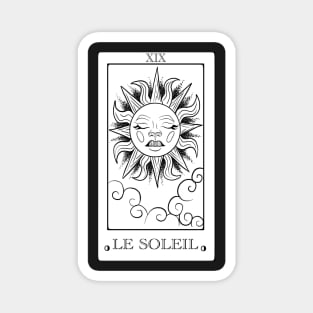 The sun tarot Magnet