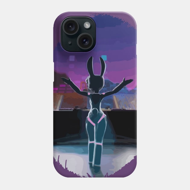 DJ Tech Bunny Mixer Come [Rocket League] Phone Case by Tad