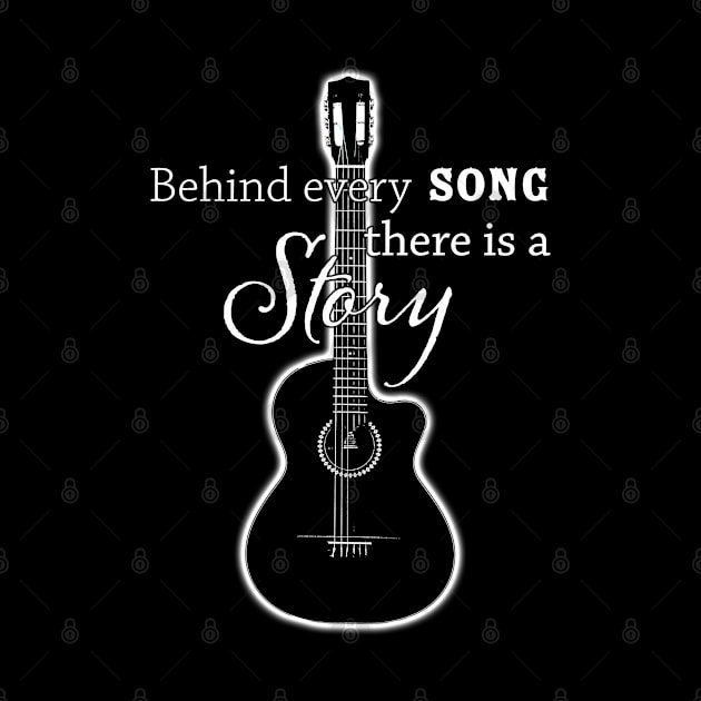 (black and white) Behind every song there is a History by JD Bright Studio