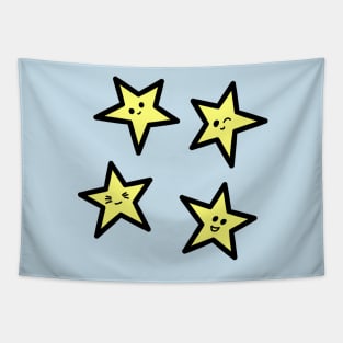 Kawaii stars Tapestry