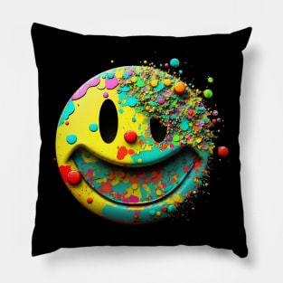 Pop Culture Smiley Face Pillow