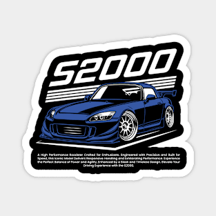 JDM Blue S 2000 Touge Magnet