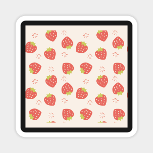 Give me Strawberries Magnet