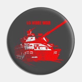 Grunge 'No More War' Anti War Pin