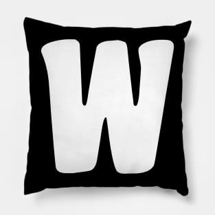 Letter W Pillow