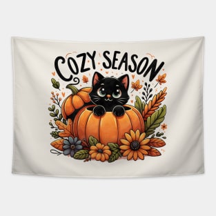 Cozy Season Fall Tapestry