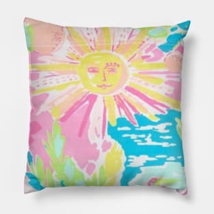 Florida Sunshine Print Pillow