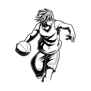 Ryota Kise in Action Line Art T-Shirt